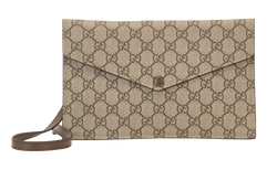 Gucci GG Pouch, Canvas, Beige, 5040, DB/B, 4*